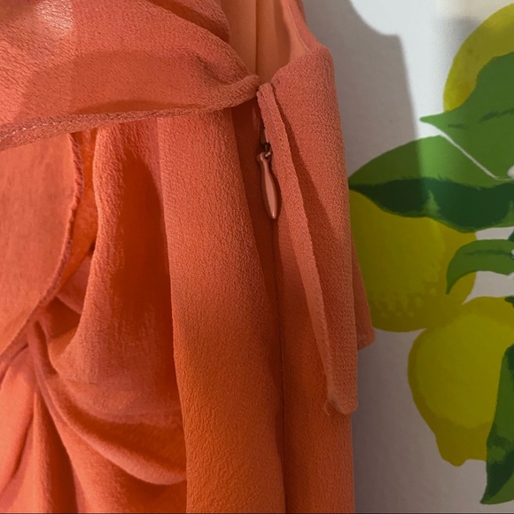 Badgley Mischka Silk Midi Dress - Picture 7 of 9